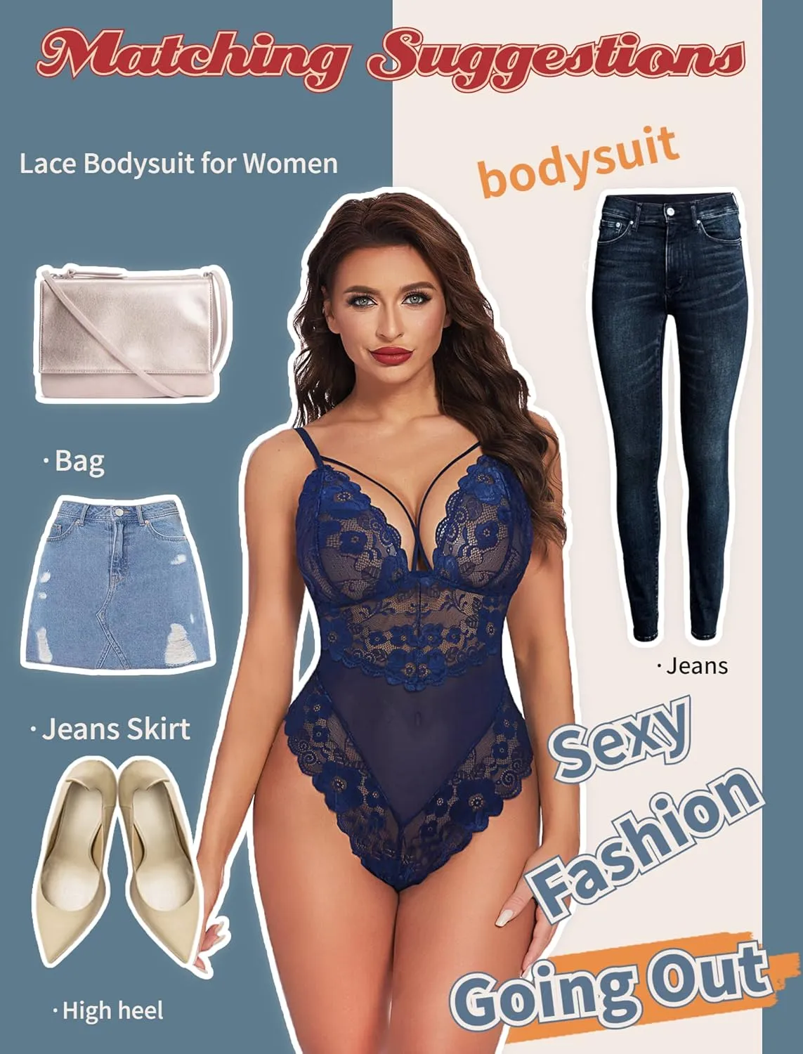 Avidlove Womens Snap Crotch Lingerie Lace Teddy One Piece Babydoll Sexy Mini Bodysuit