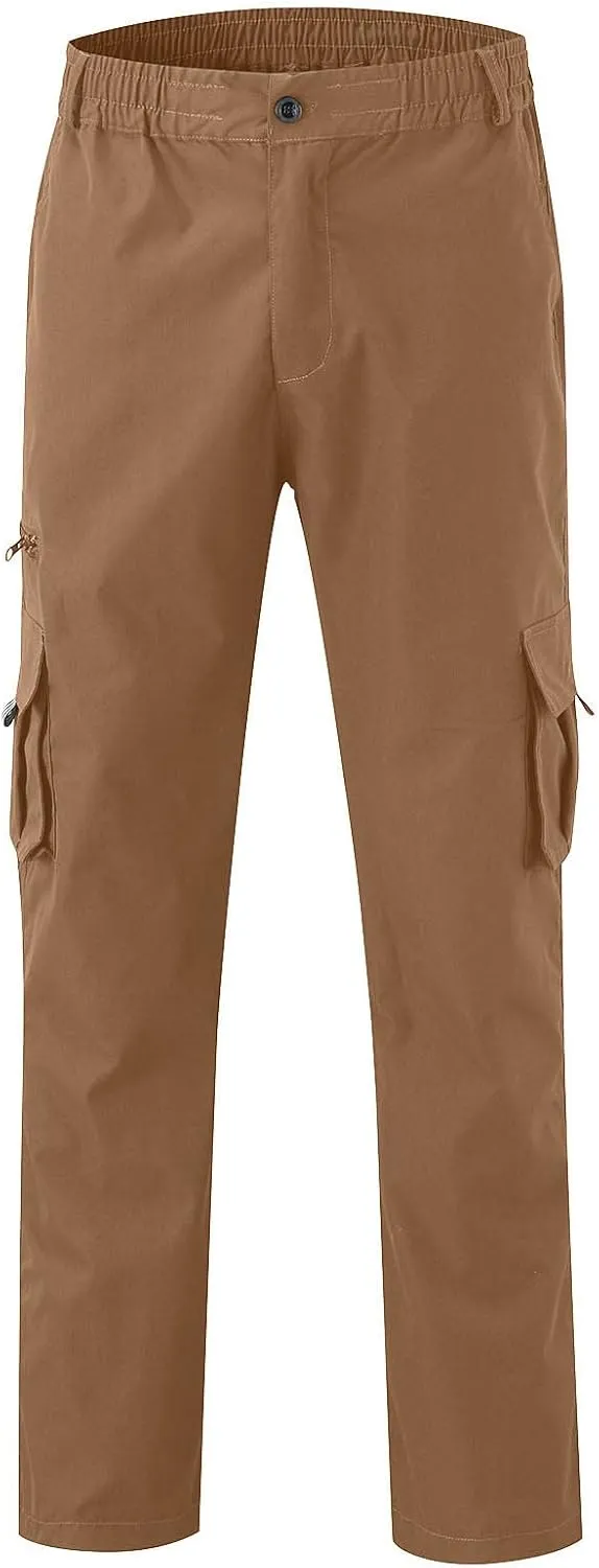 Baggy Cargo Pants Men - Tactical Pants for Men Relaxed Fit Cargo Work Pants with Pockets Outdoor Hiking Pants Trousers