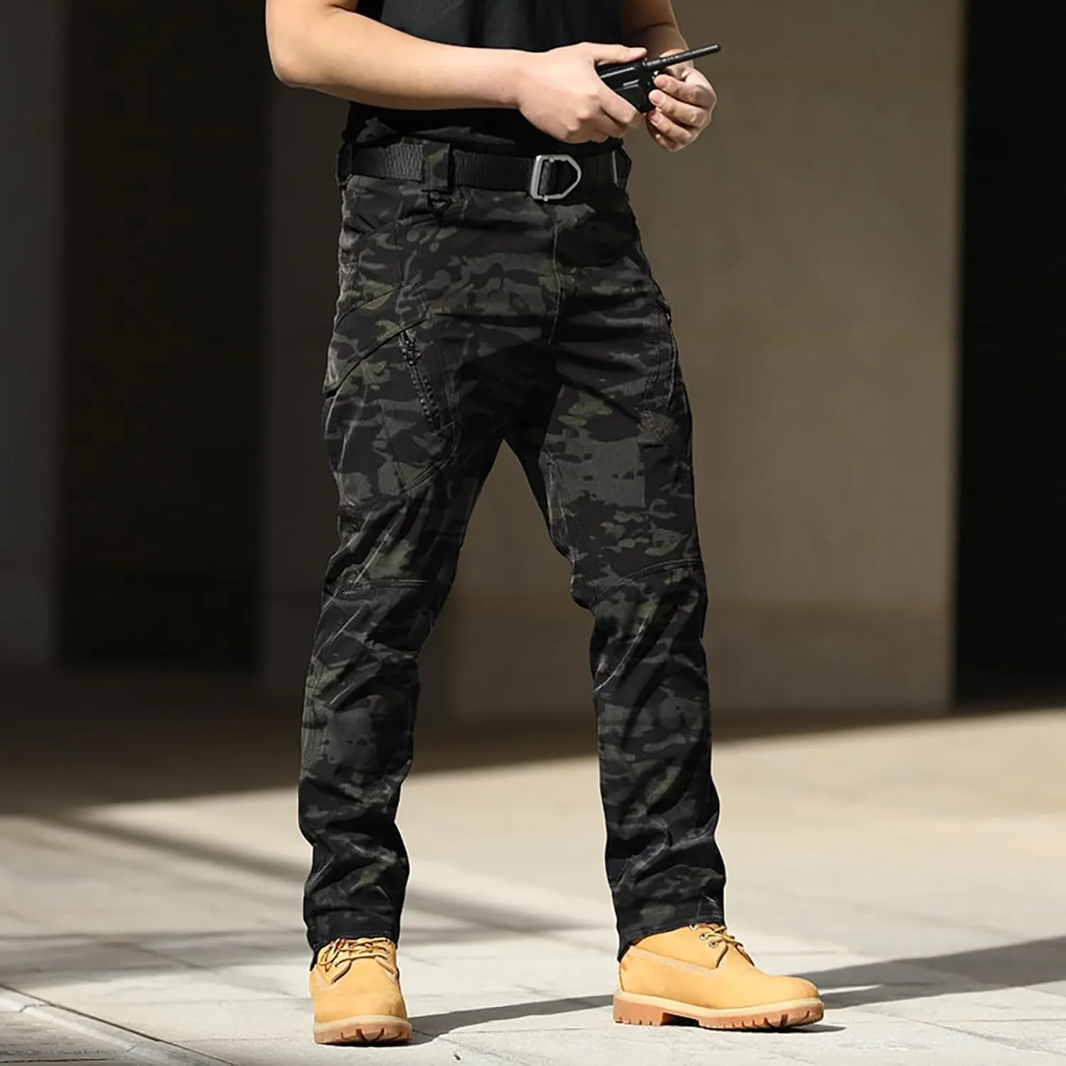 Cargo Pants for Men Tactical Pants Lightweight Outdoor Travel Pants Relaxed Fit Work Hiking Waterproof Pants Stretch