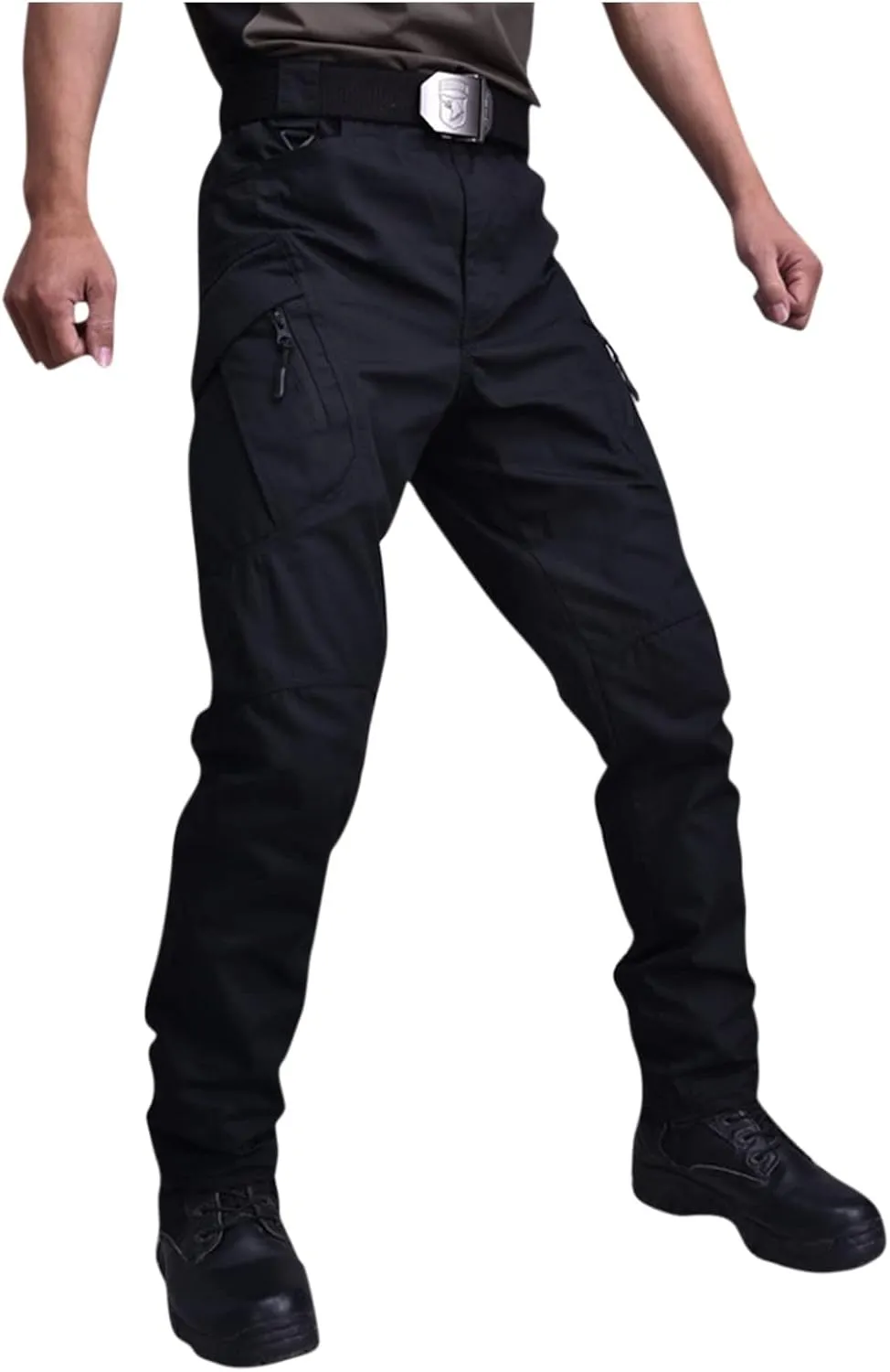 Carpenter Pants for Men Relaxed Fit Stretch Tactical Pants Flex Baggy Camo Hunting Pants Ripstop Camouflage Pants