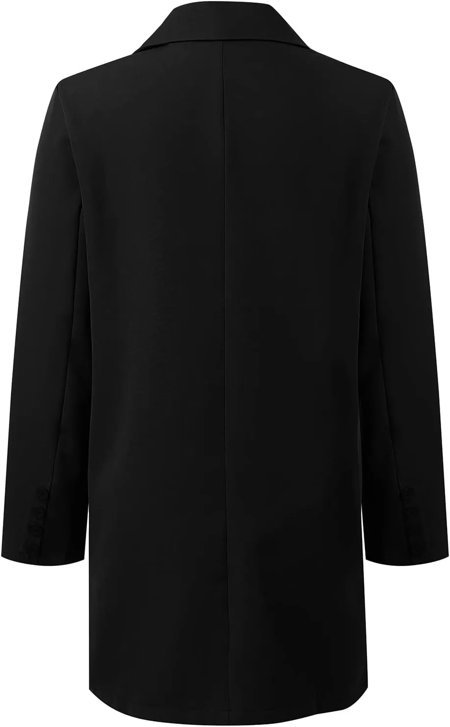 cooki Womens Coats Winter Wool Blend Trench Coats Lapel Pea Coat Plus Size Long Jackets Double Breasted Peacoats Overcoat