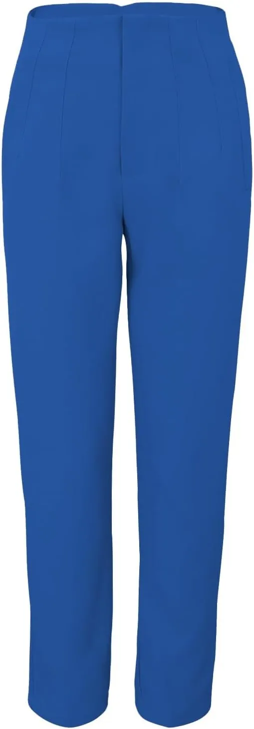 Dress Pants Women Tummy Control High Waisted Office Work Pants Business Casual Straight Leg Cropped Trouser Pant