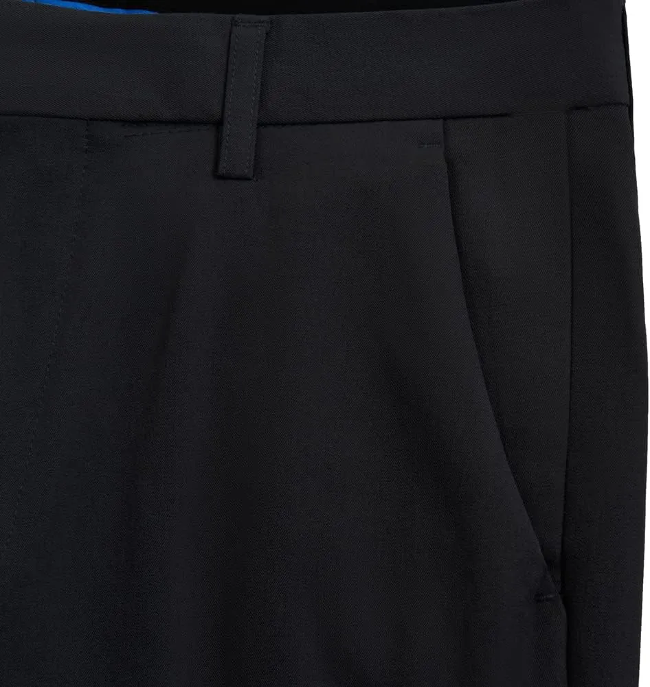 ESSYSHE Mens Cropped Slim Fit Dress Pants Tapered Ankle Dress Pants Suit Pants