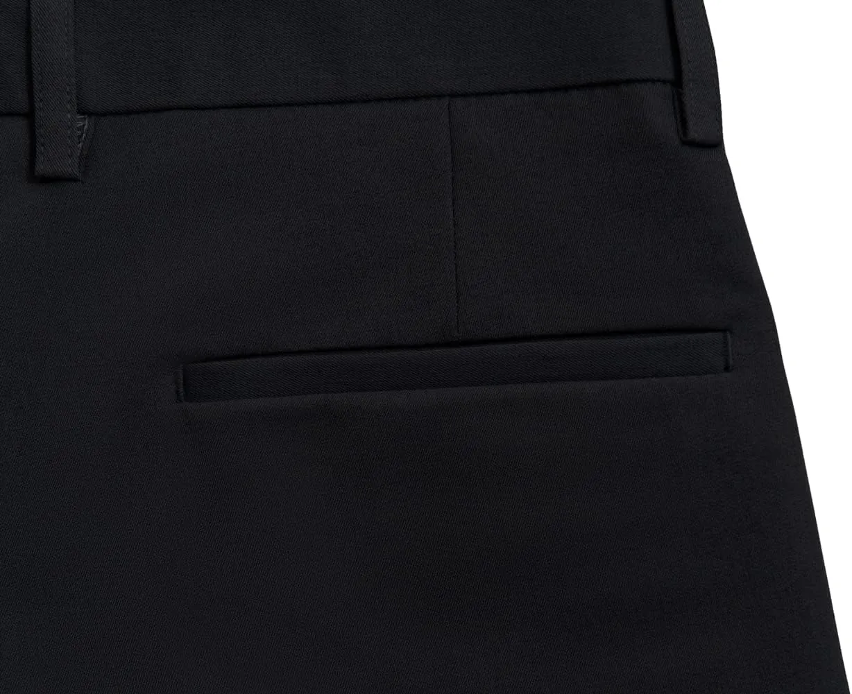 ESSYSHE Mens Cropped Slim Fit Dress Pants Tapered Ankle Dress Pants Suit Pants