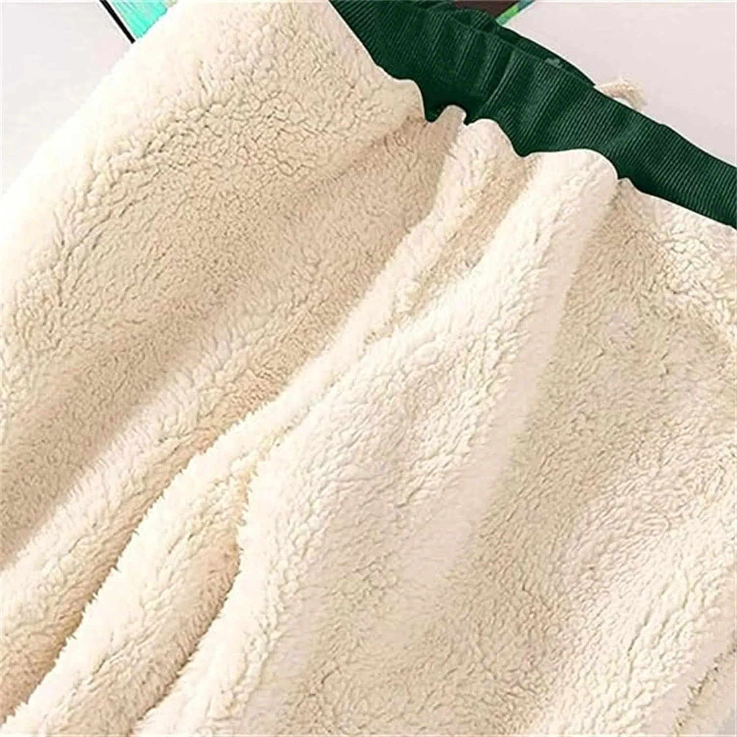 Fleece Pants Women 2024 High Waisted Thermal Tights Casual Drawstring Sweatpants Sherpa Lined Athletic Winter Pants