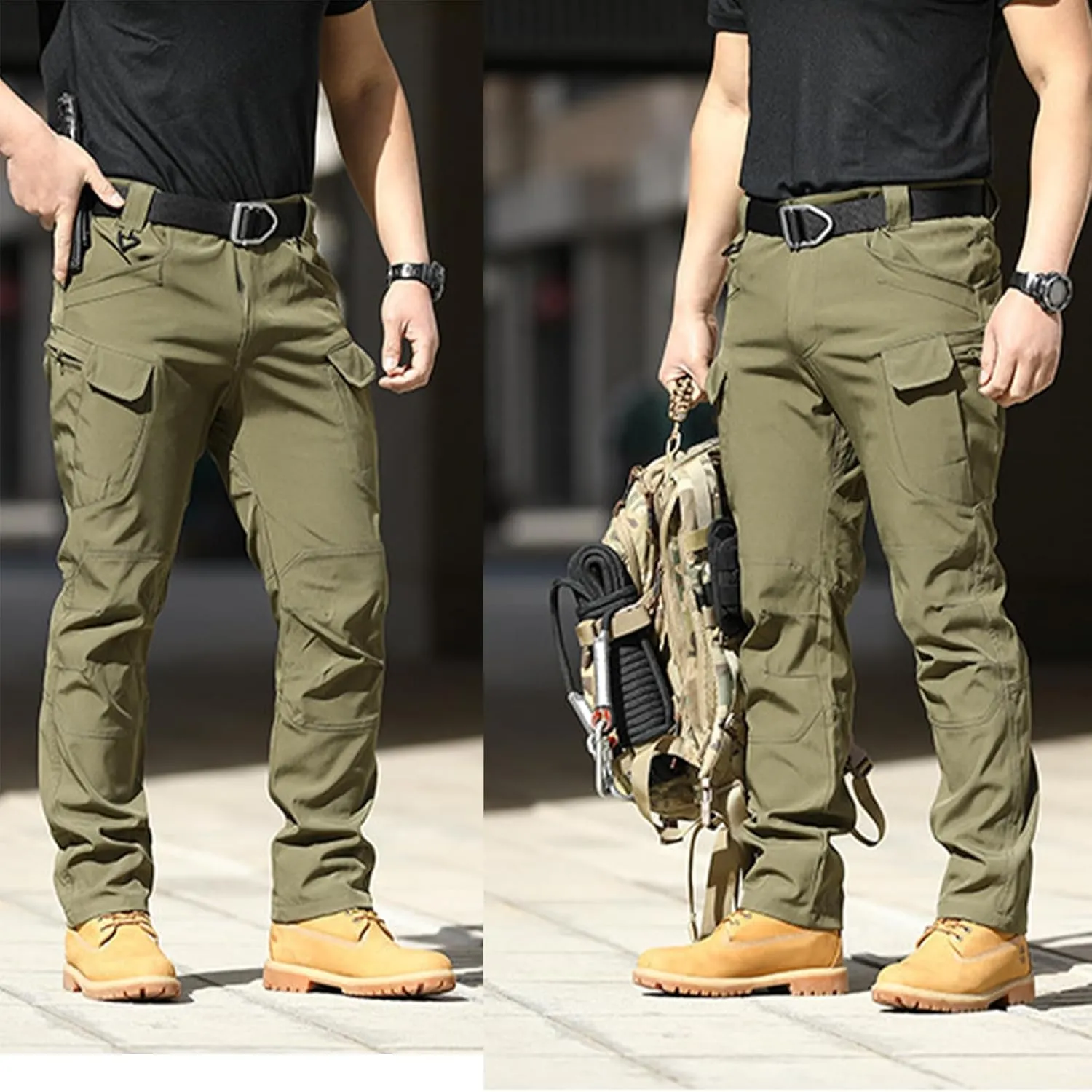 Flexcamo - Tactical Waterproof Pants, Flex Camo Cargo Pants for Men, Flexcamo Tactical Pants