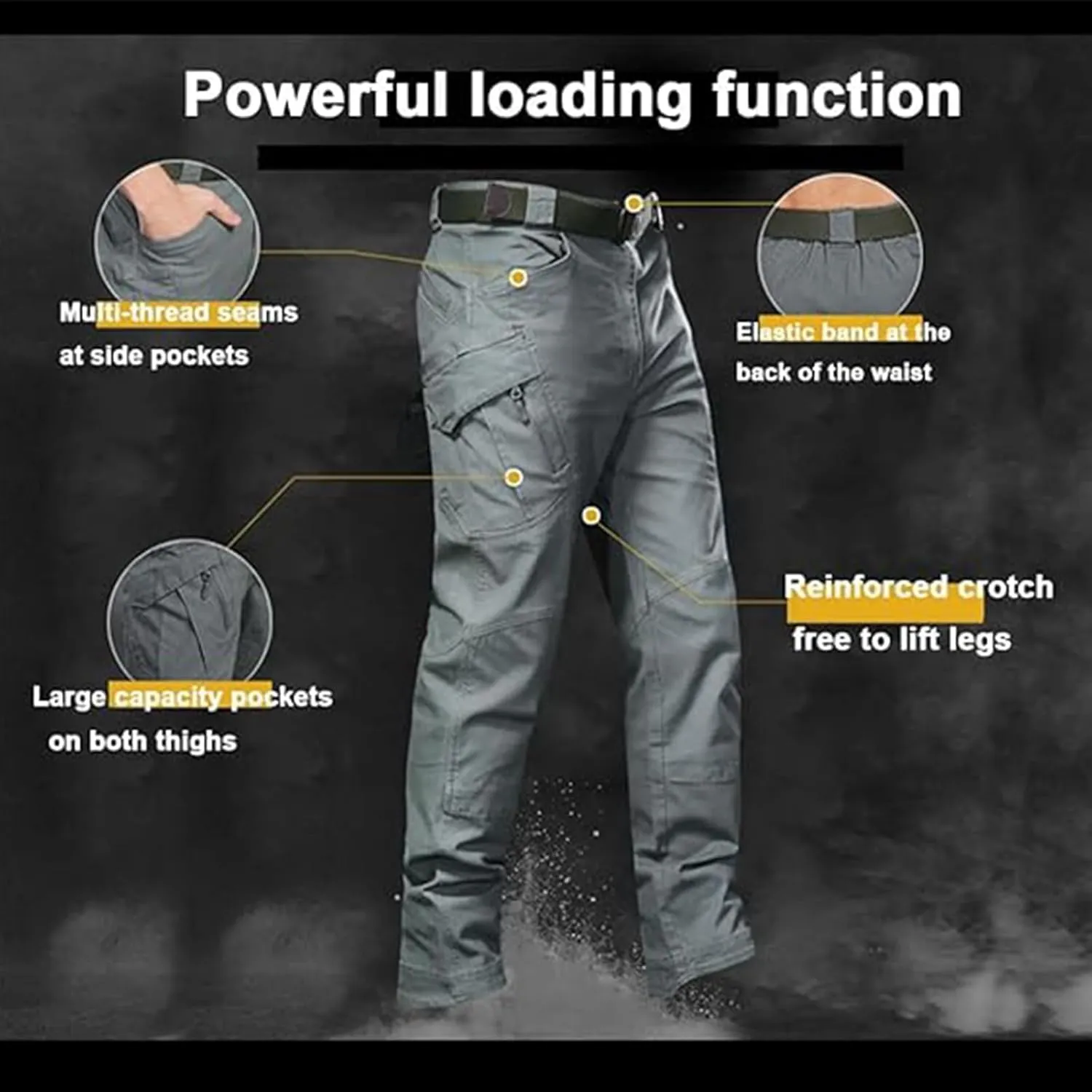 Flexcamo - Tactical Waterproof Pants, Flex Camo Cargo Pants for Men, Flexcamo Tactical Pants