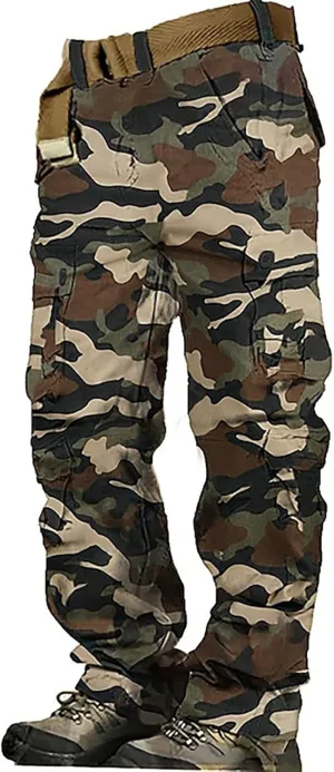 GIERIDUC Men's Sweatpants Printed Joggers Insulated Waterproof Trousers Basketball Uniforms for Men Thermal Tracksuit Bottoms