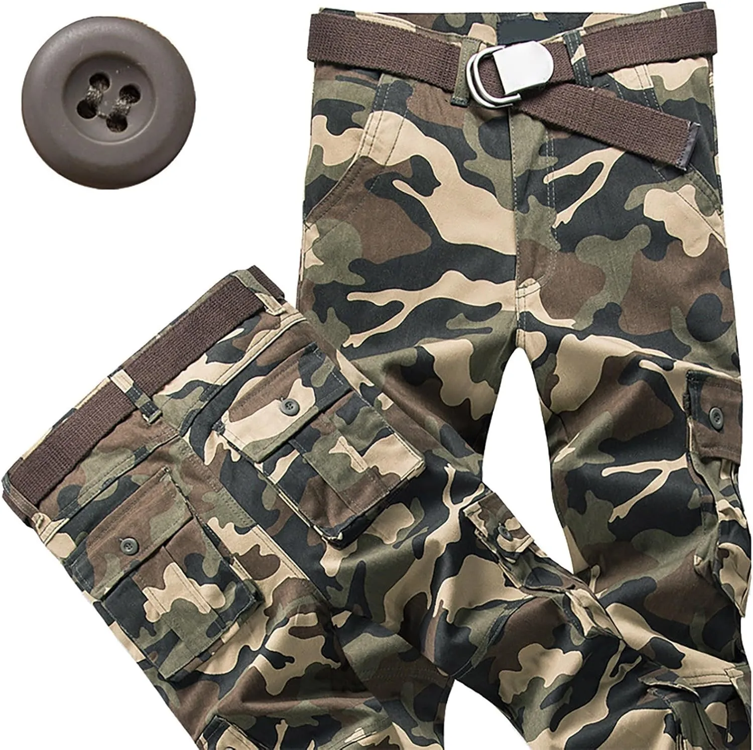GIERIDUC Men's Sweatpants Printed Joggers Insulated Waterproof Trousers Basketball Uniforms for Men Thermal Tracksuit Bottoms