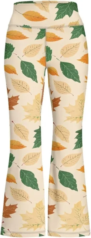 Girl's Flare Leggings Casual High Waist Yoga Pants Bootcut Pants Kids Dance Bell Bottoms Leggings