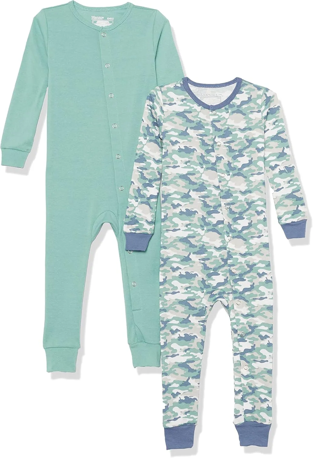 Hanes Baby Sleep N' Play Ultimate Flexy Knit Pajamas (2 Pack)