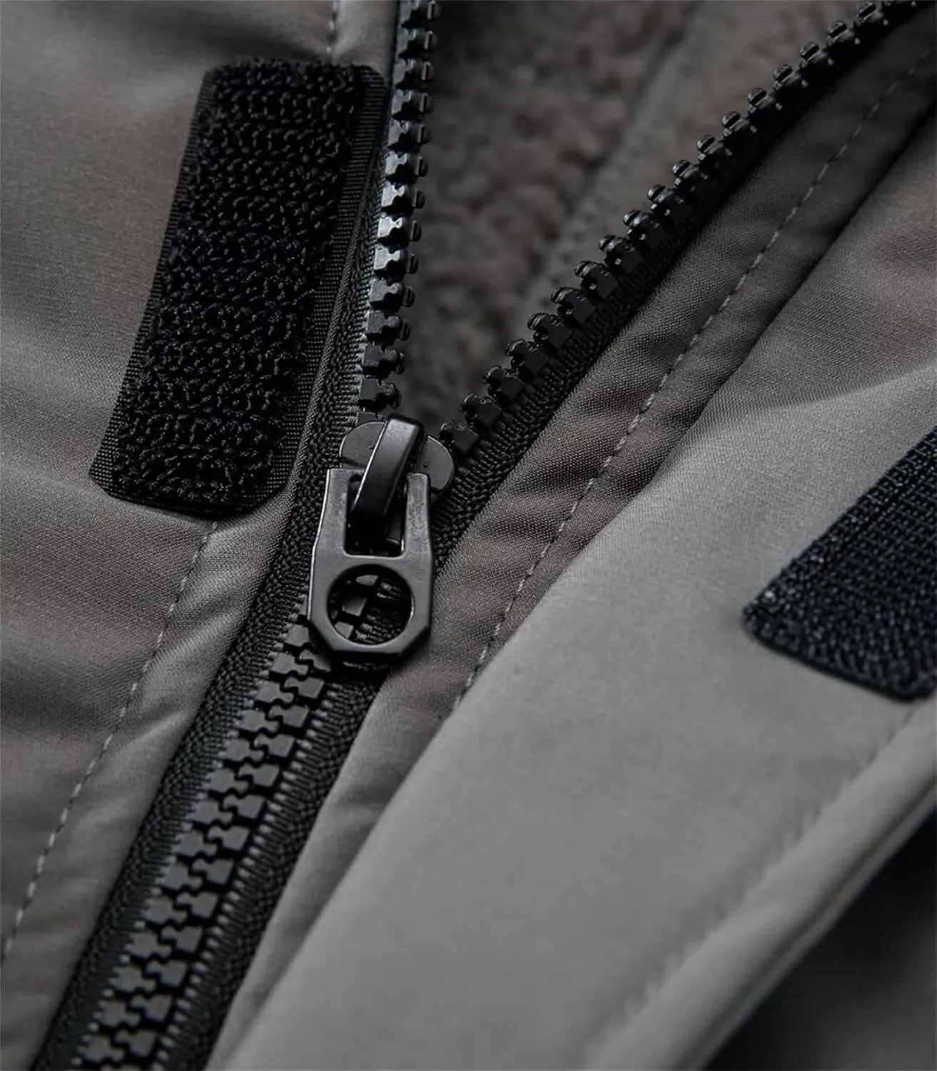 Hooded Puffer Jacket Men Quilted Thick Jacket Winter Fleece Hoodies Zip Up Button Down Coat Bomber Jacket Outerwear