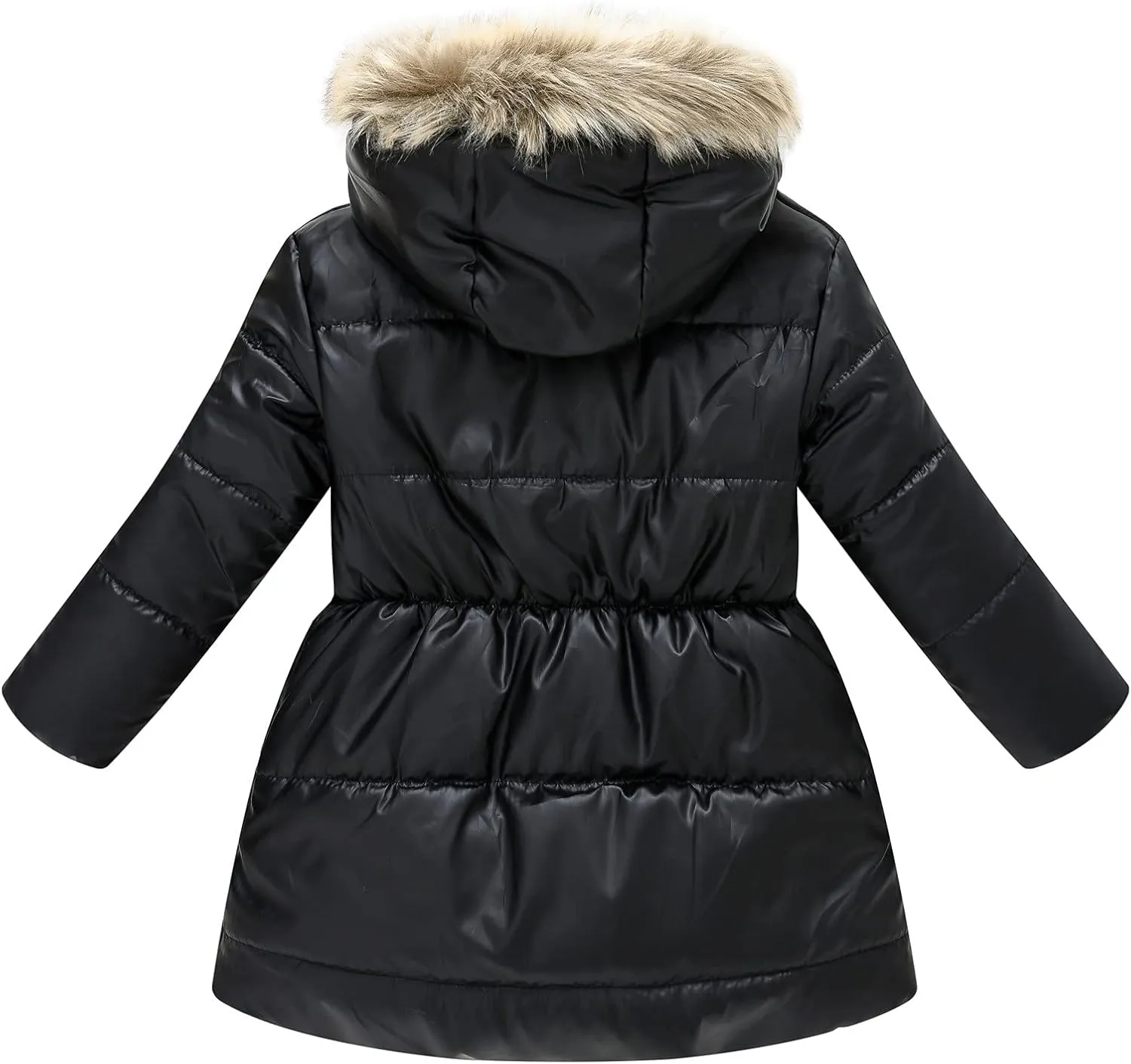 Kids Coat Winter Thick Fleece Coats Hooded Warm Puffer Jackets Baby Down Outerwear Windproof Puffer Snowsuit Outerwear