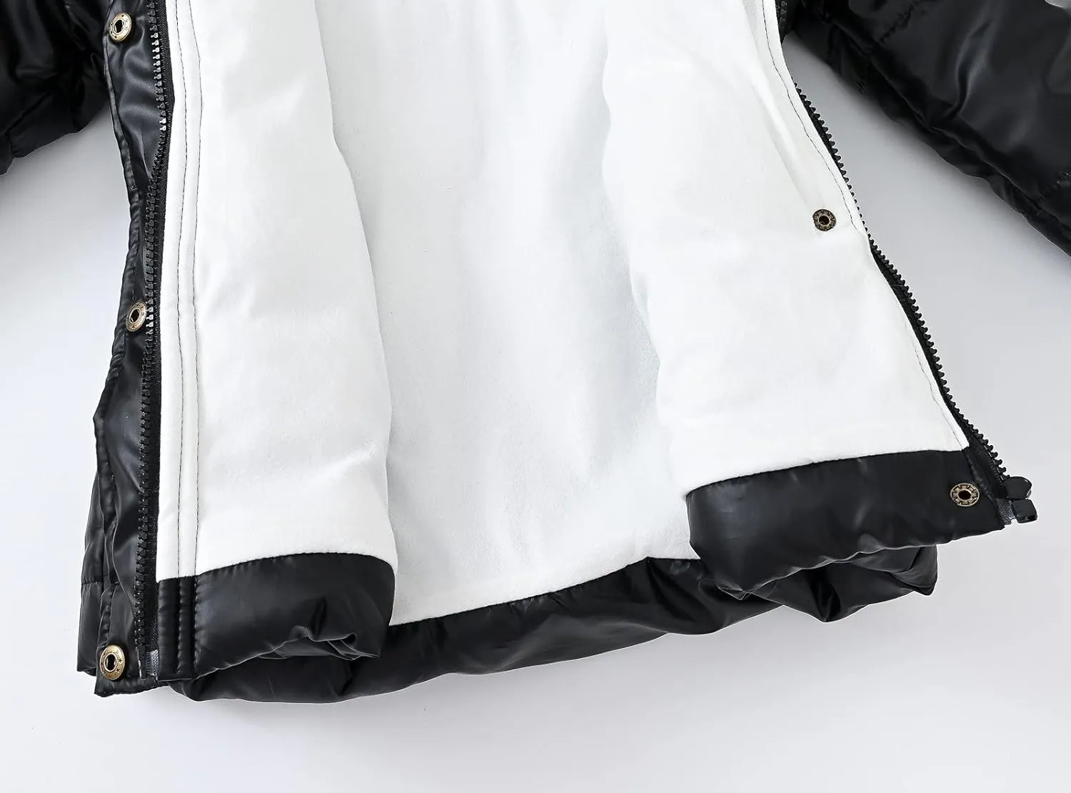 Kids Coat Winter Thick Fleece Coats Hooded Warm Puffer Jackets Baby Down Outerwear Windproof Puffer Snowsuit Outerwear