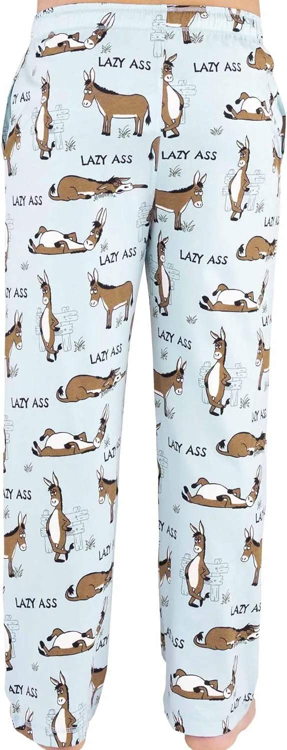 Lazy One Funny Ocean Pajama Pants For Men, Men's Separate Bottoms, Lounge Pants, Fishing PJs