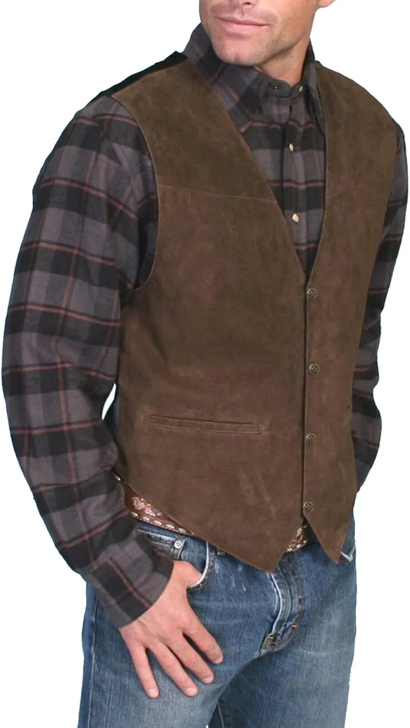 LCMTWX White Vest Leather V Neck Pocket Retro Color Vest Blouse With Button Vests For Men Casacas Mens Black Vest