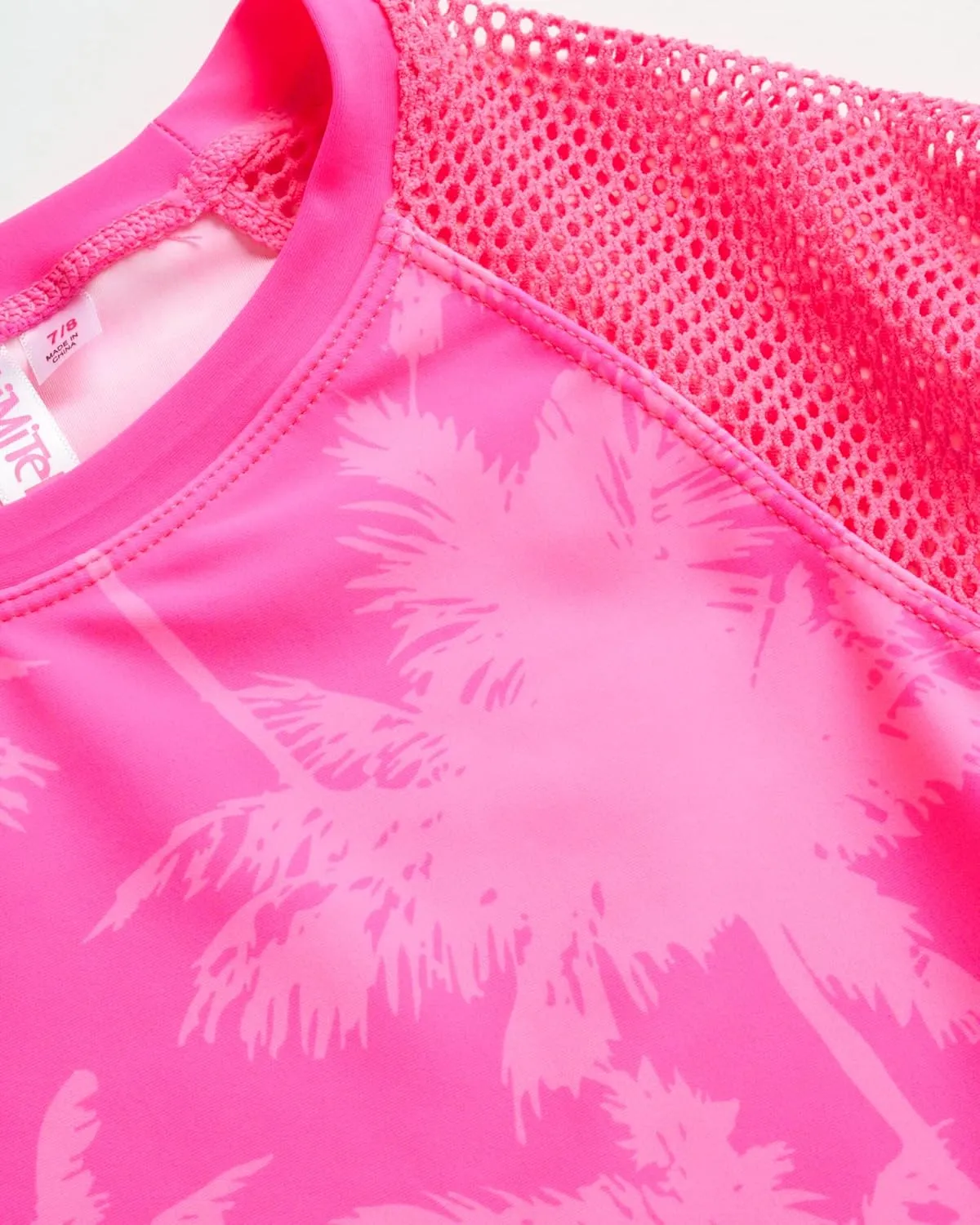 Limited Too Girls' Rash Guard Set - 4-Piece UPF 50  Swim Shirt and Bikini Bottoms