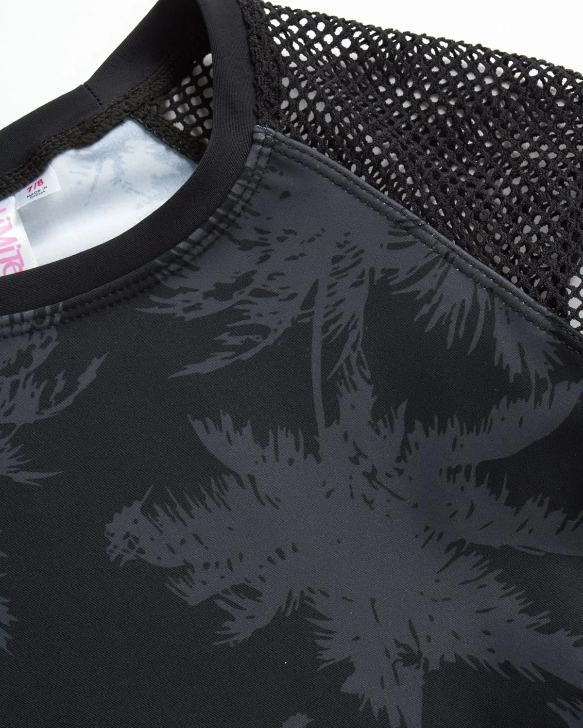 Limited Too Girls' Rash Guard Set - 4-Piece UPF 50  Swim Shirt and Bikini Bottoms
