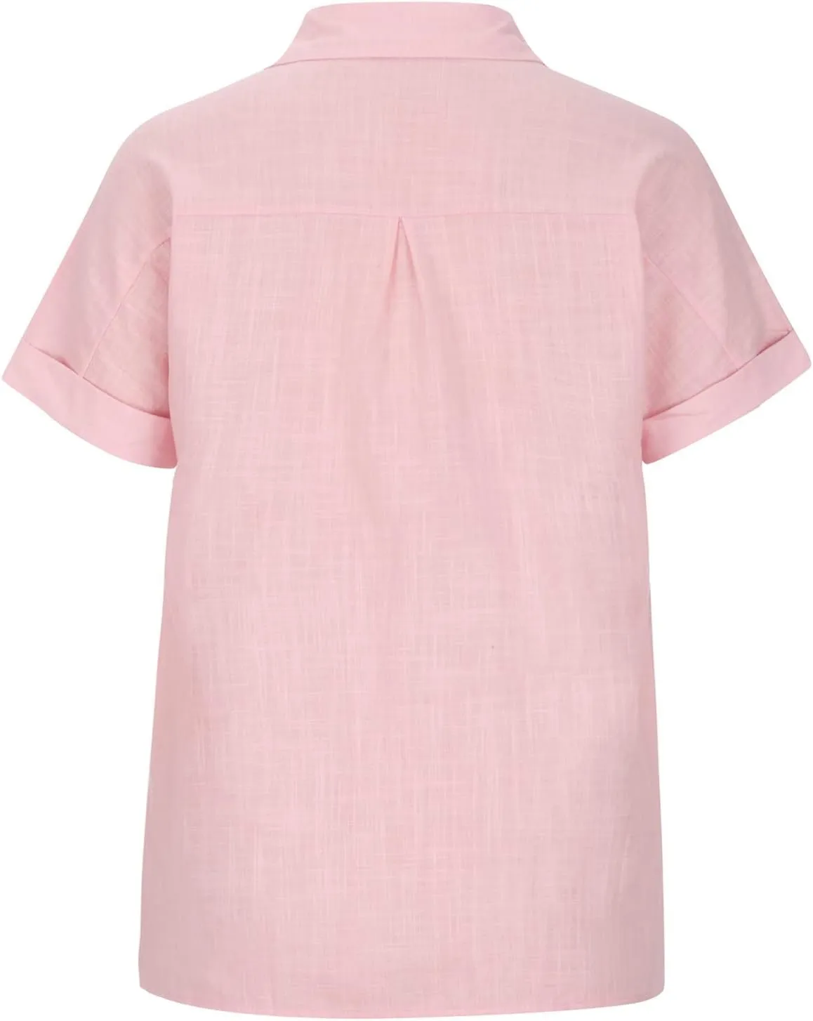 Linen Shirts for Women Loose Fit Casual Summer 2023 Roll Up Shorts Sleeve Button Down Tops Work Office Business Blouses