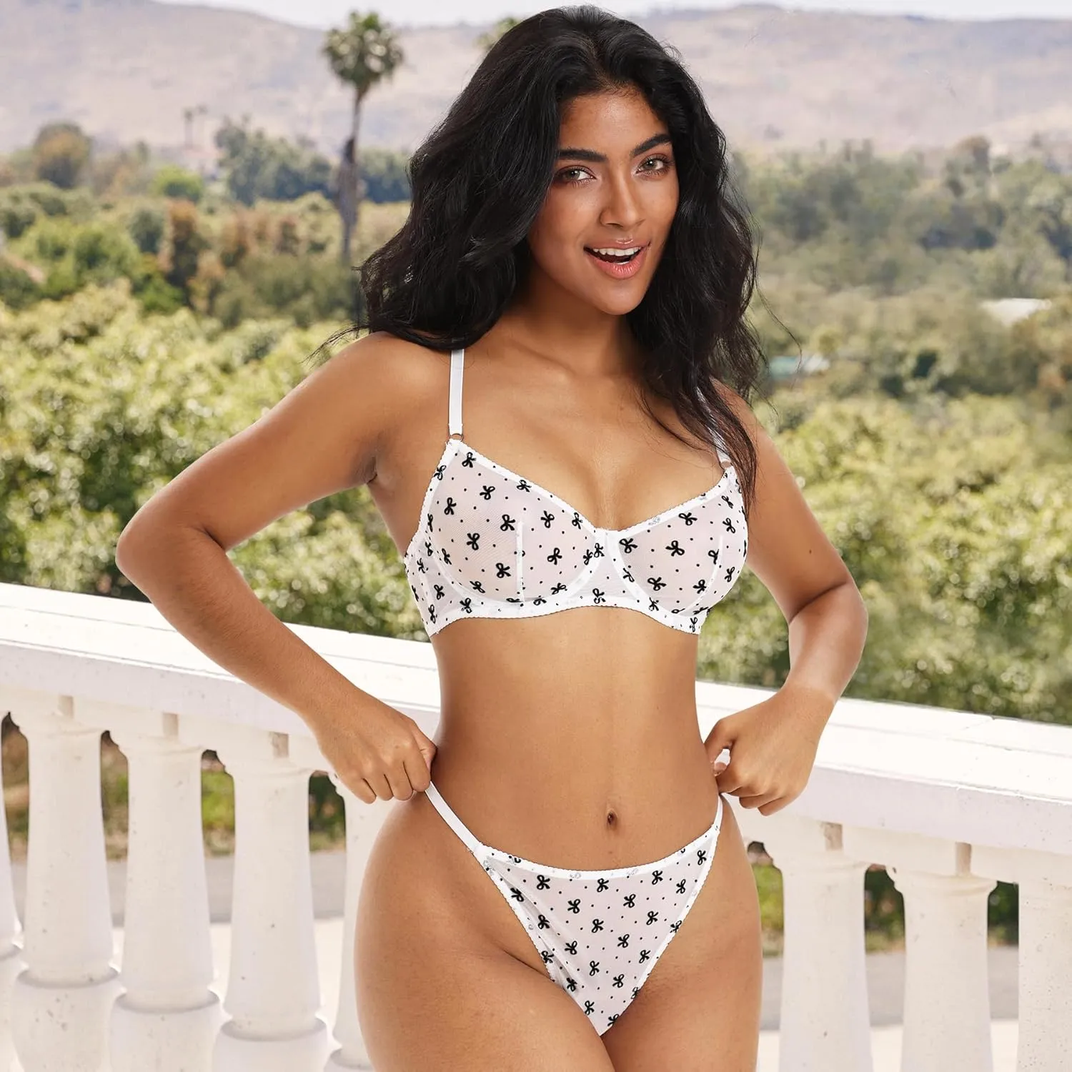 Lingeries Sets for Women Cute Lace Matching Bra and Panty