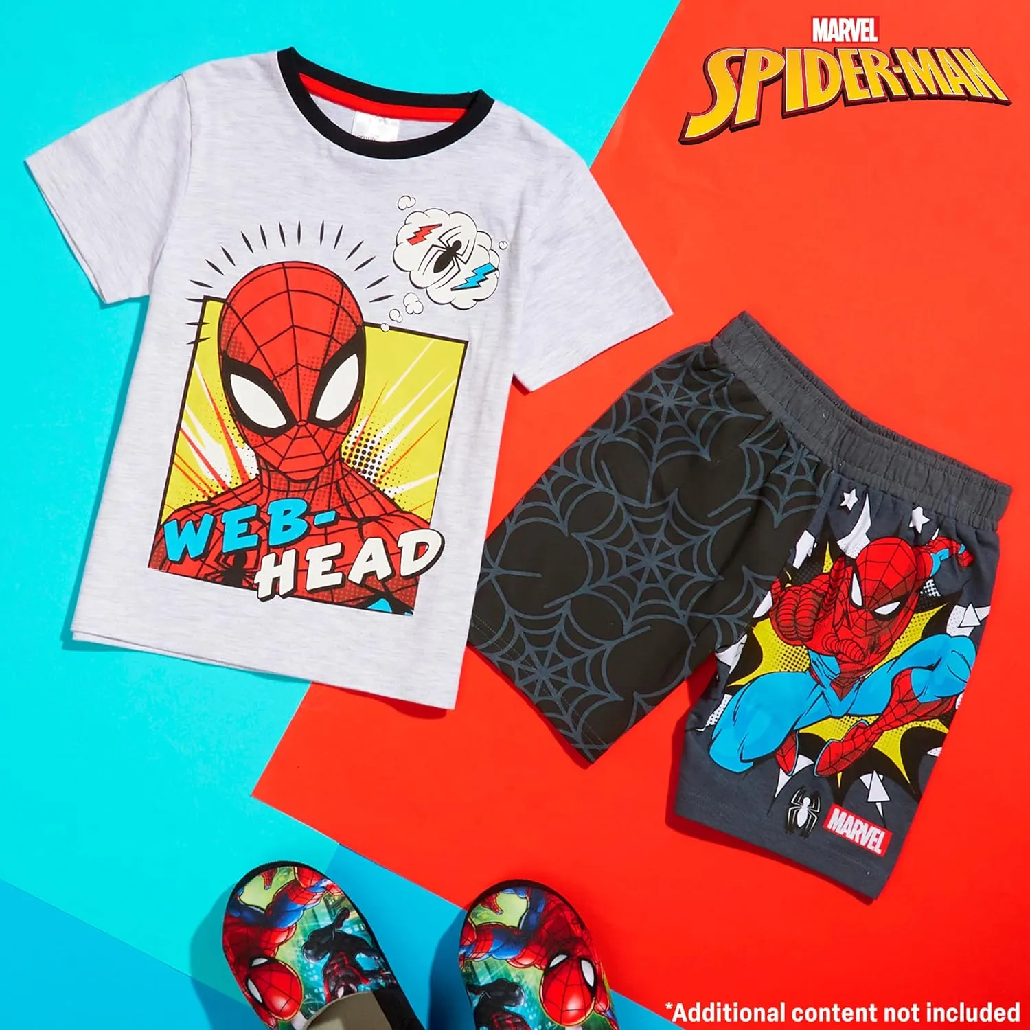 Marvel Boys Pyjamas for Kids Teenagers Summer Nightwear Iron Man Spiderman Hulk PJs Boys Short Pyjamas 2-14 Years