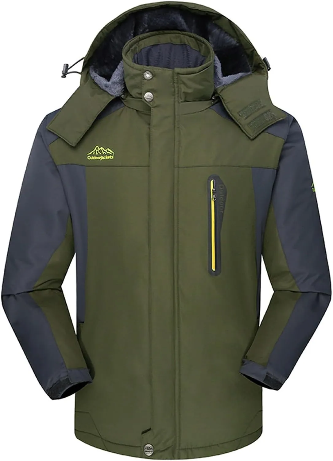 Mens 2023 Mountain Waterproof Ski Snow Jacket Winter Windproof Rain Jackets Waterproof Outdoor Mountain Hiking Coats