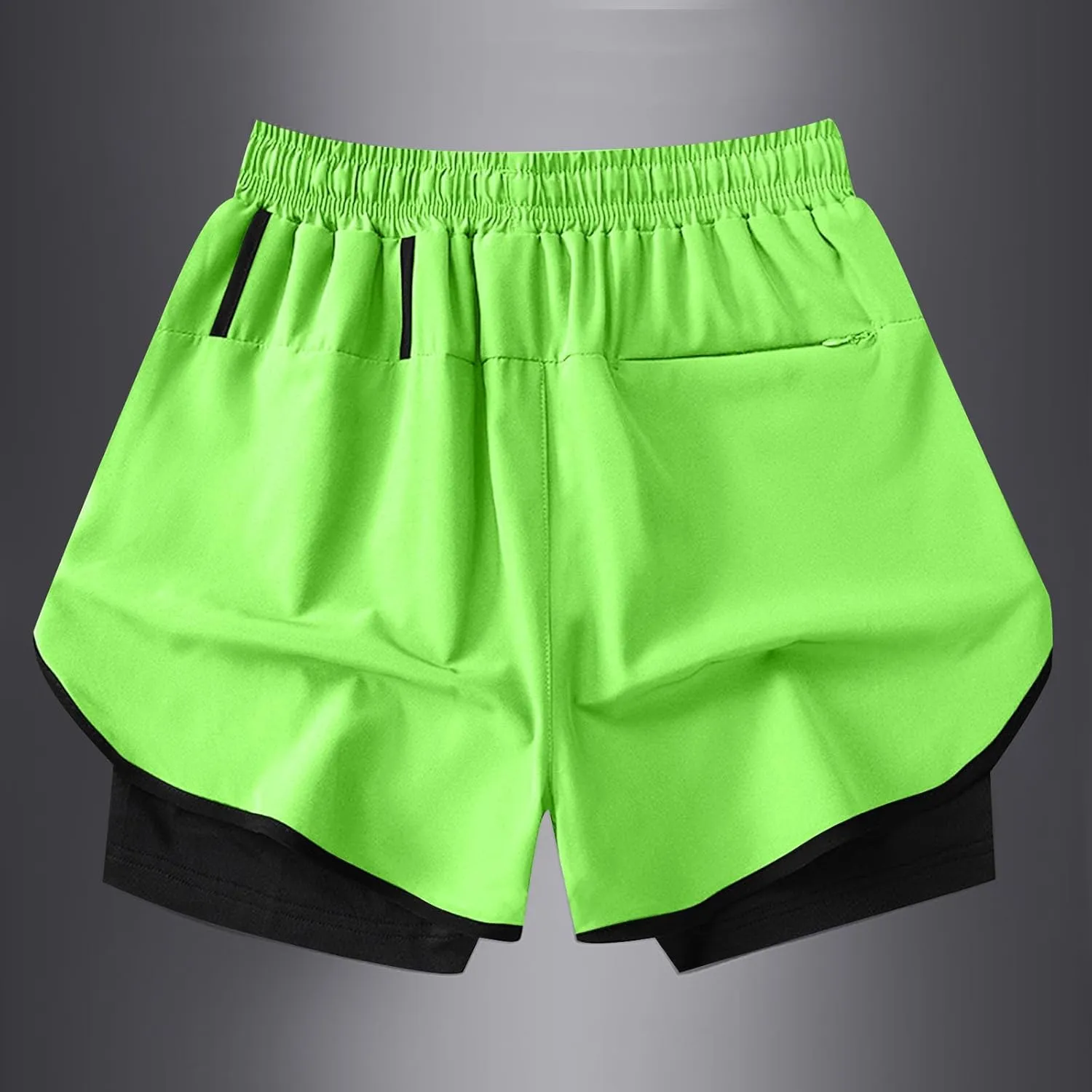 Mens Athletic Shorts 3 Inch Inseam with Liner Running Gear Quick Dry Lightweight and Breathable Back Zipper Pocket 2025