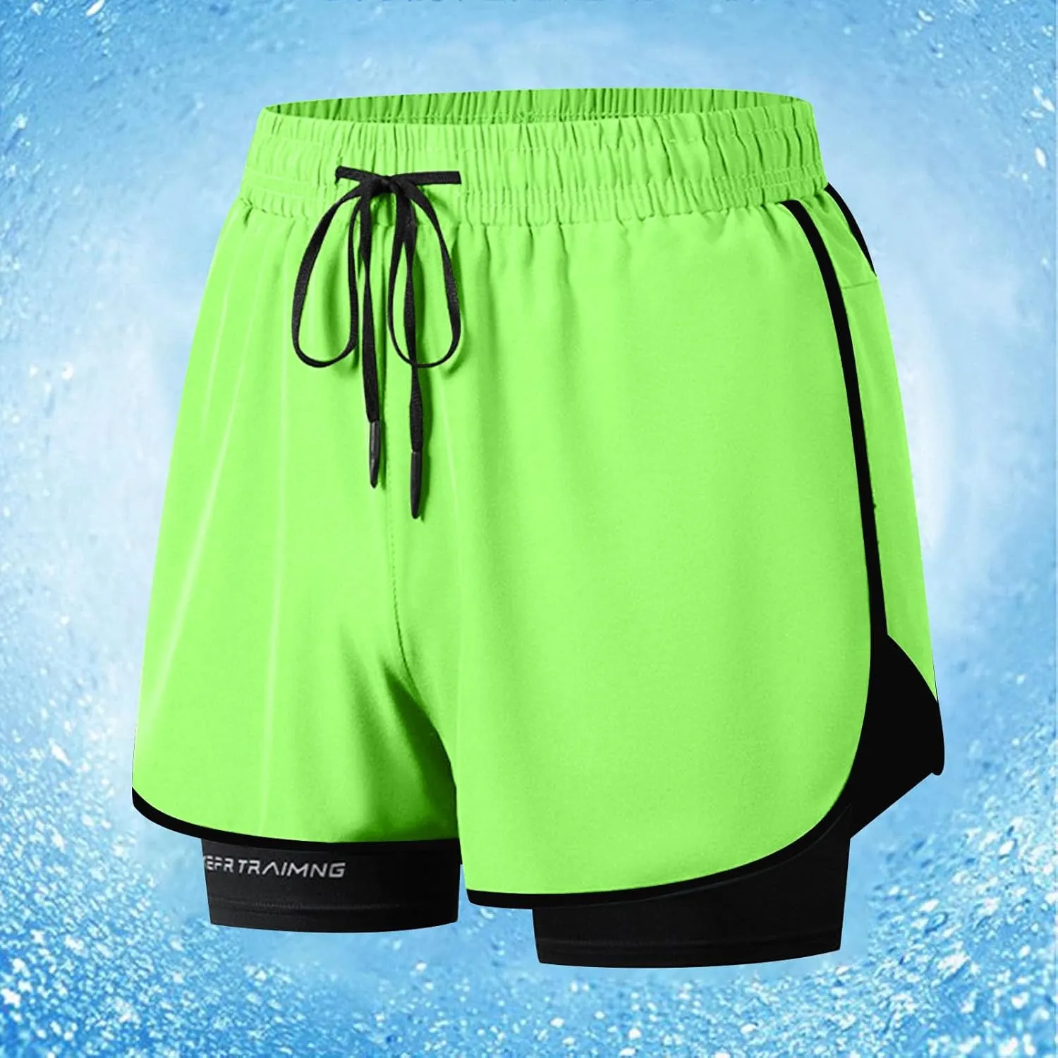 Mens Athletic Shorts 3 Inch Inseam with Liner Running Gear Quick Dry Lightweight and Breathable Back Zipper Pocket 2025