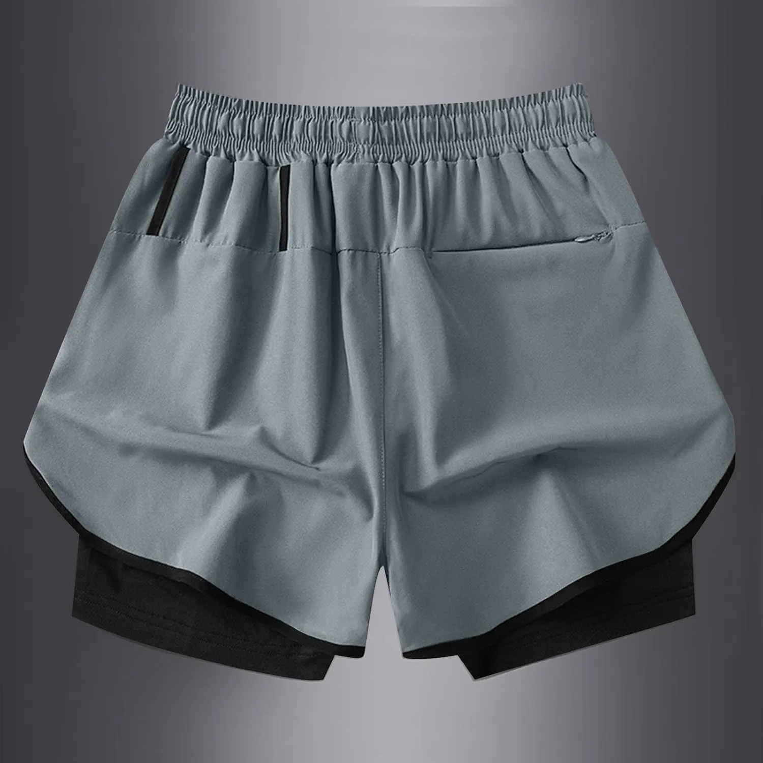 Mens Athletic Shorts 3 Inch Inseam with Liner Running Gear Quick Dry Lightweight and Breathable Back Zipper Pocket 2025