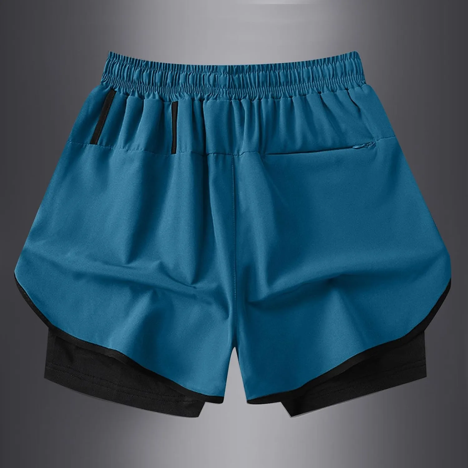 Mens Athletic Shorts 3 Inch Inseam with Liner Running Gear Quick Dry Lightweight and Breathable Back Zipper Pocket 2025