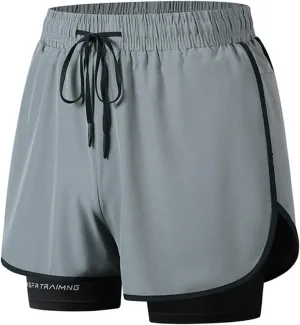 Mens Athletic Shorts 3 Inch Inseam with Liner Running Gear Quick Dry Lightweight and Breathable Back Zipper Pocket 2025
