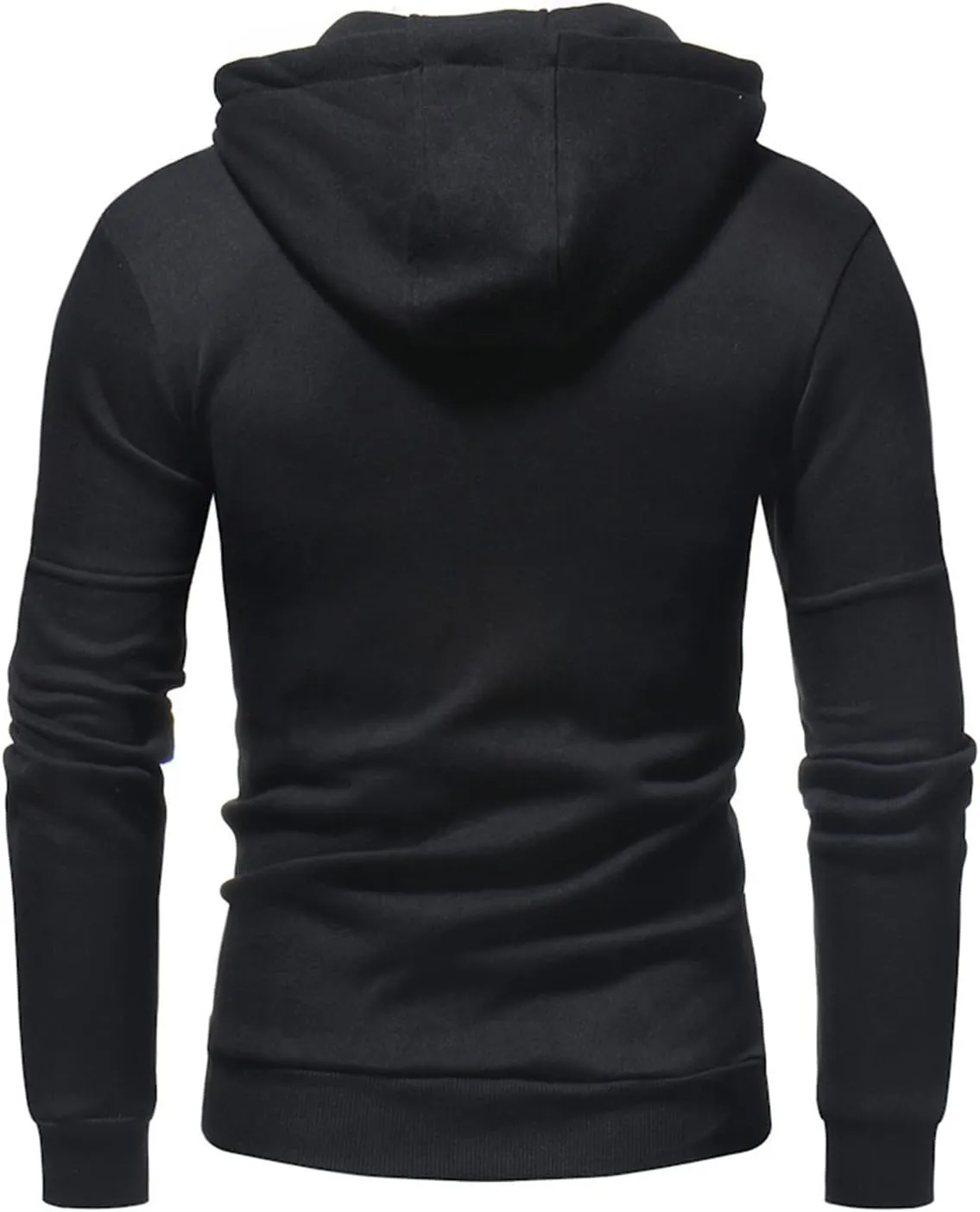 Mens Cardigan Sweaters Jacket Loose Fit Midweight Thermal Lined Full Zip Sweatshirts Slim Fit Hooded Jackets