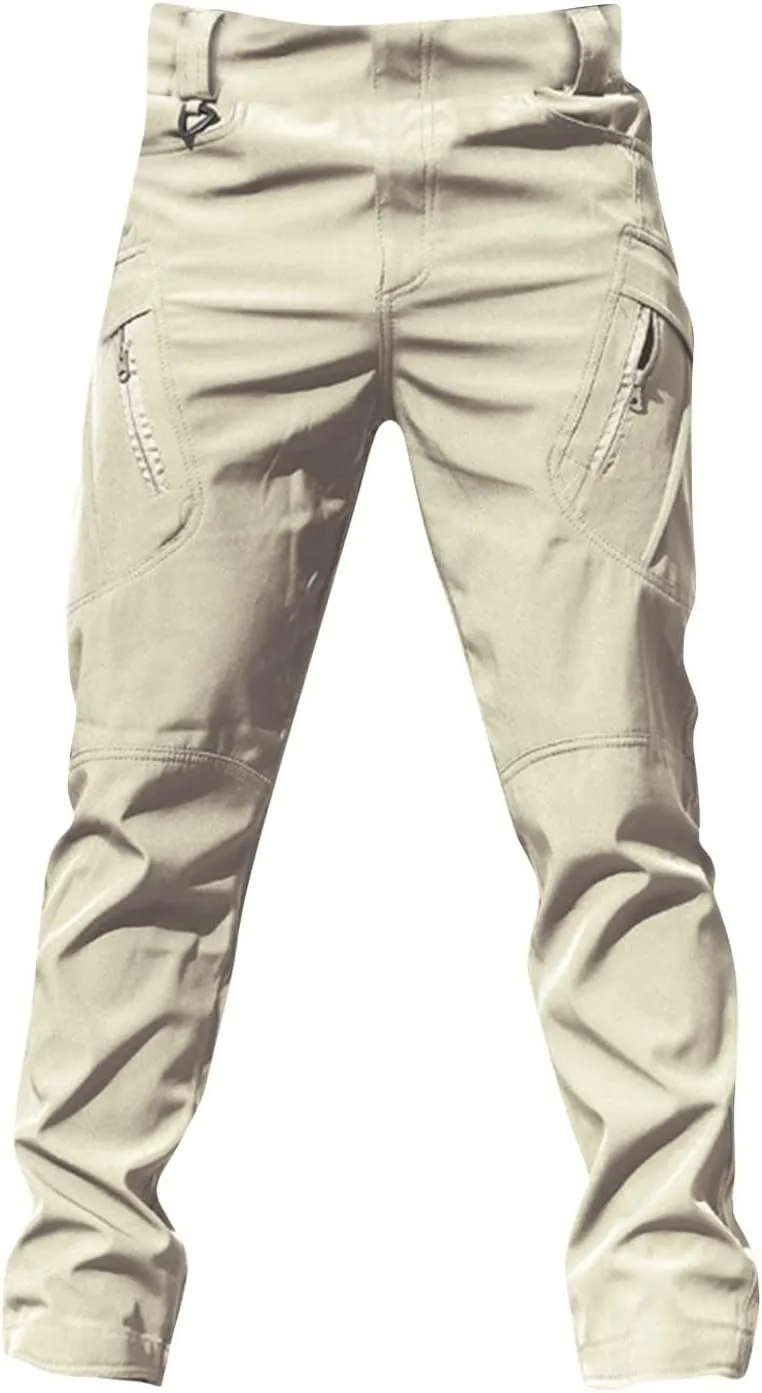Mens Cargo Pants Baggy Ripstop Pants Multi Pockets Outdoor Work Hiking Pants Match Mens Wild Cargo Pants