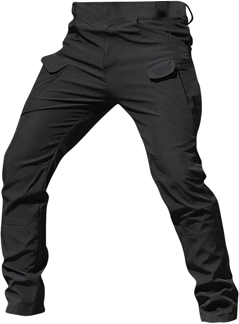 Men's Cargo Pants Waterproof Stretch Hiking Pants Multi Pockets Baggy Flex Camo Ripstop Tactical Pants Work Pants