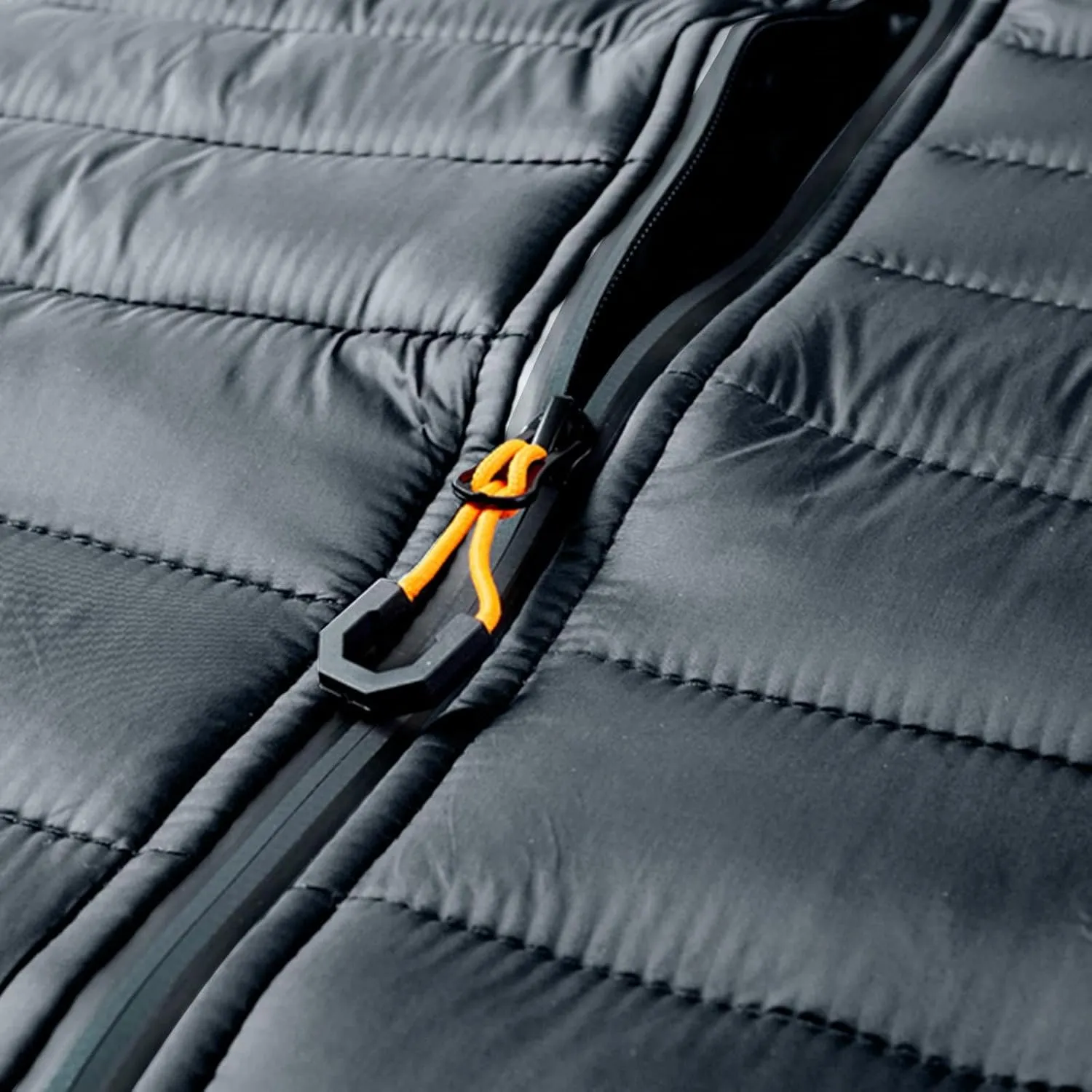 Mens Puffer Jacket with Hood Lightweight Slim Fit Jacket Long Sleeve Zip Up Hoodie Quilted Down Coat Winter Outwear