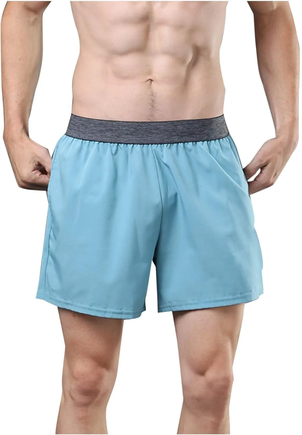 Moisture Wicking Shorts for Men Quick Dry Running Athletic Workout Gym Gear Lightweight Breathable Active Wear Summer