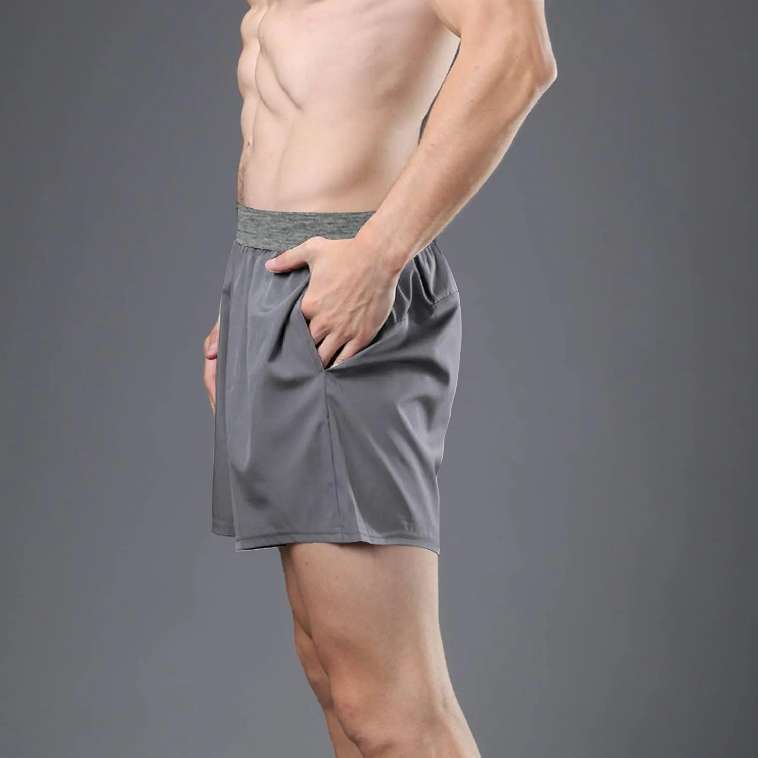 Moisture Wicking Shorts for Men Quick Dry Running Athletic Workout Gym Gear Lightweight Breathable Active Wear Summer