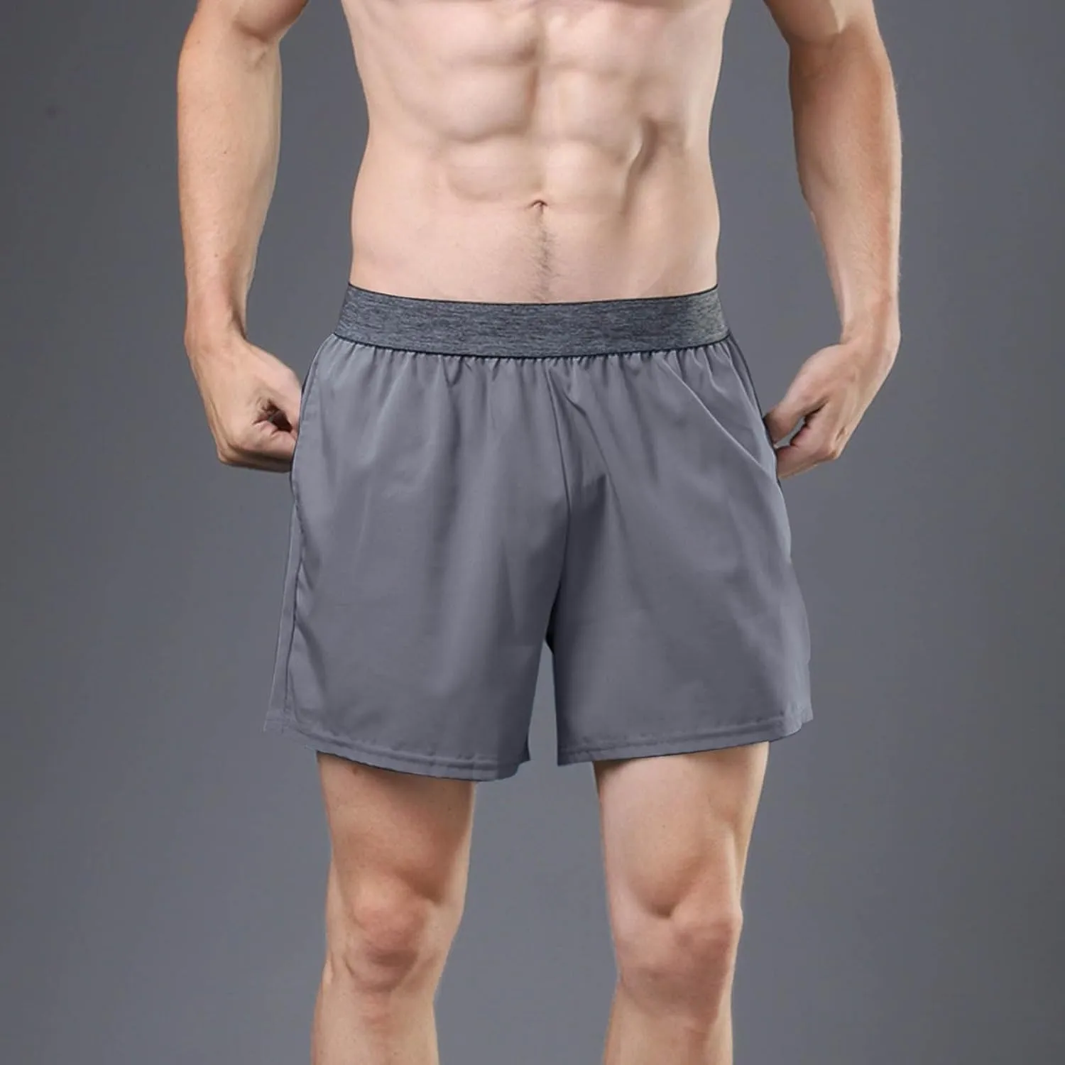 Moisture Wicking Shorts for Men Quick Dry Running Athletic Workout Gym Gear Lightweight Breathable Active Wear Summer