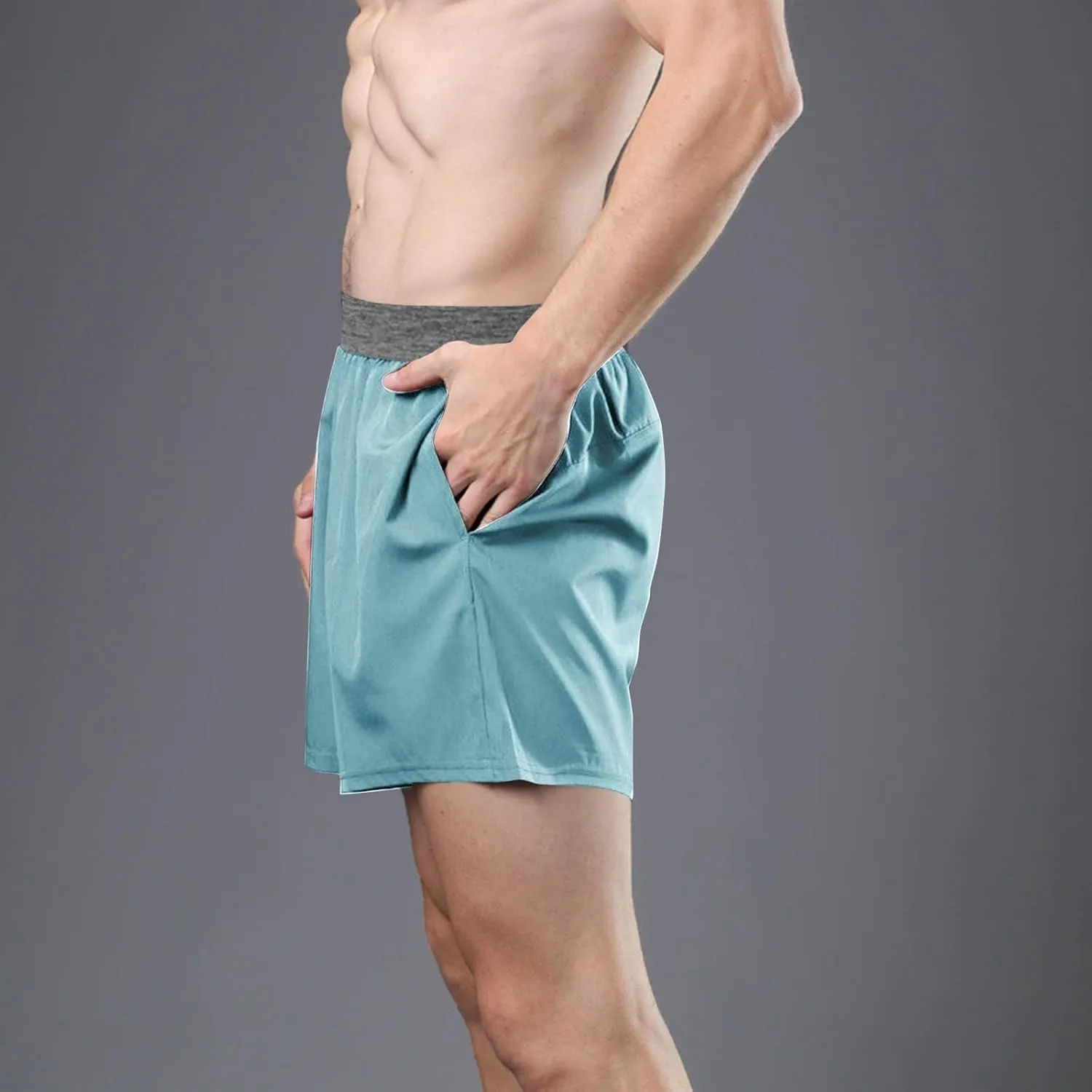 Moisture Wicking Shorts for Men Quick Dry Running Athletic Workout Gym Gear Lightweight Breathable Active Wear Summer