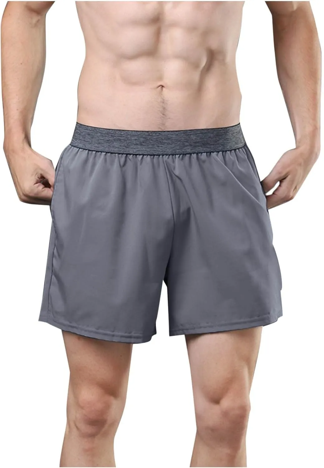 Moisture Wicking Shorts for Men Quick Dry Running Athletic Workout Gym Gear Lightweight Breathable Active Wear Summer