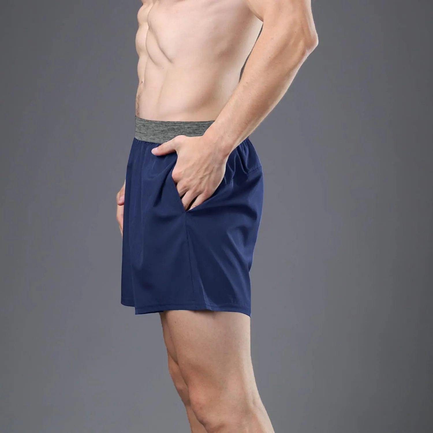 Moisture Wicking Shorts for Men Quick Dry Running Athletic Workout Gym Gear Lightweight Breathable Active Wear Summer