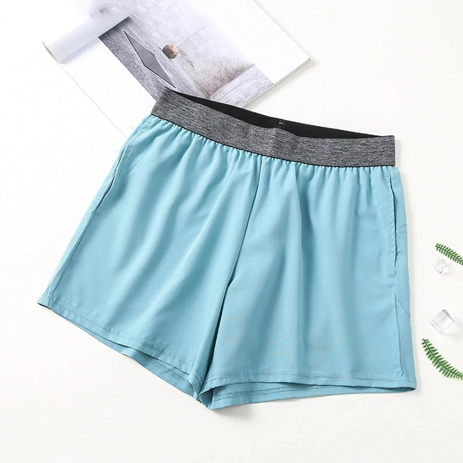 Moisture Wicking Shorts for Men Quick Dry Running Athletic Workout Gym Gear Lightweight Breathable Active Wear Summer