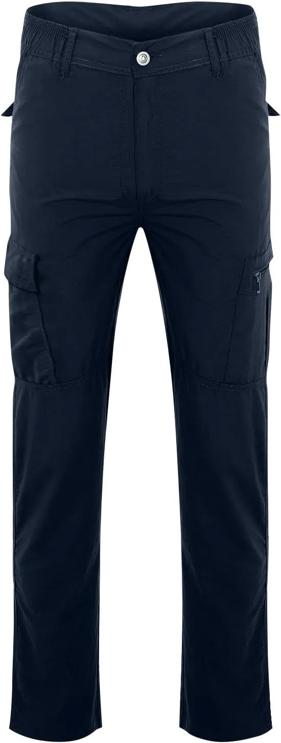 OIOLOYJM Cargo Pants for Men Relaxed Fit Work Waterproof Hiking Pants Stretch Tactical Pants Lightweight Outdoor Travel Pants