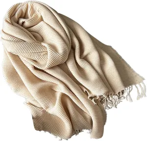 Plain Scarf for Women - Womens Scarf, Winter Scarfs for Women, Fashion Cashmere Scarf for Winter, Long Blanket Scarf
