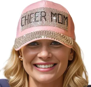 Popfizzy Cheer Mom Trucker Hat - Bling Accessories, Era Gifts, One Size