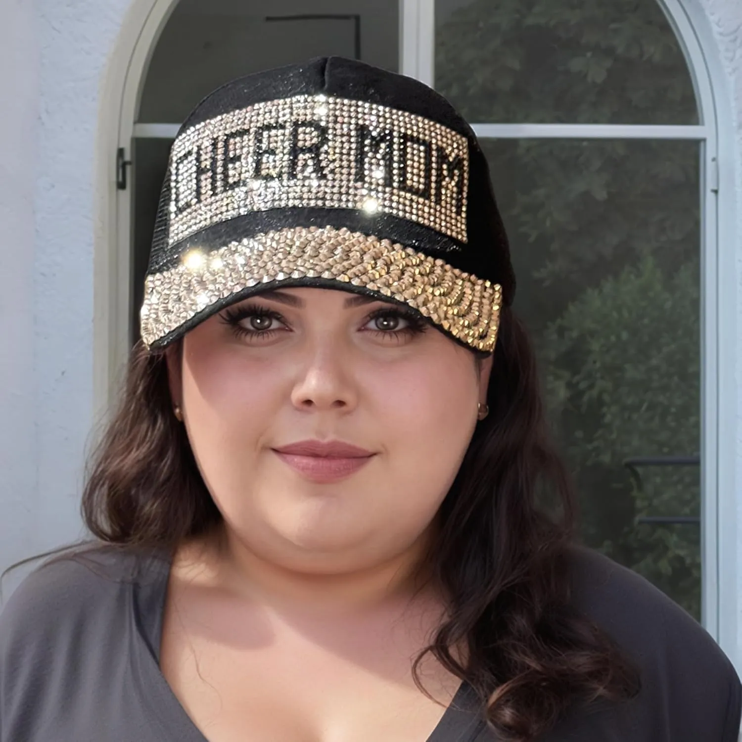 Popfizzy Cheer Mom Trucker Hat - Bling Accessories, Era Gifts, One Size