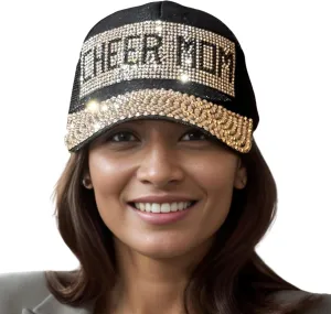Popfizzy Cheer Mom Trucker Hat - Bling Accessories, Era Gifts, One Size