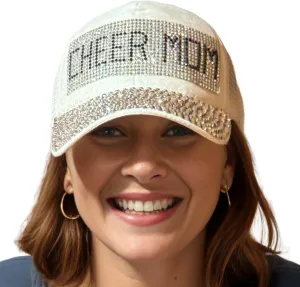 Popfizzy Cheer Mom Trucker Hat - Bling Accessories, Era Gifts, One Size