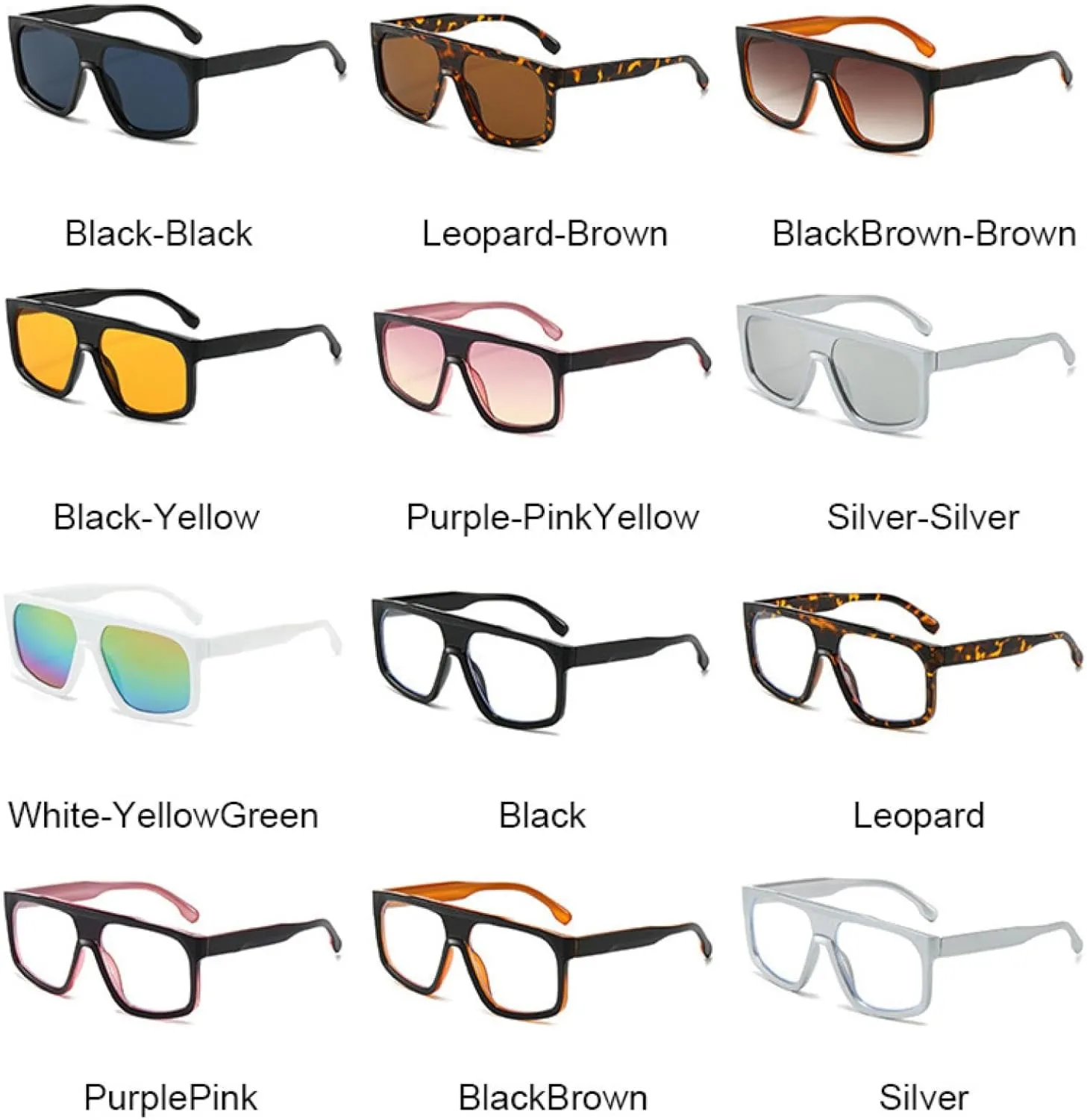 Popular Fashion Sunglasses Women Shades Uv400 Retro Gradient Trending Men