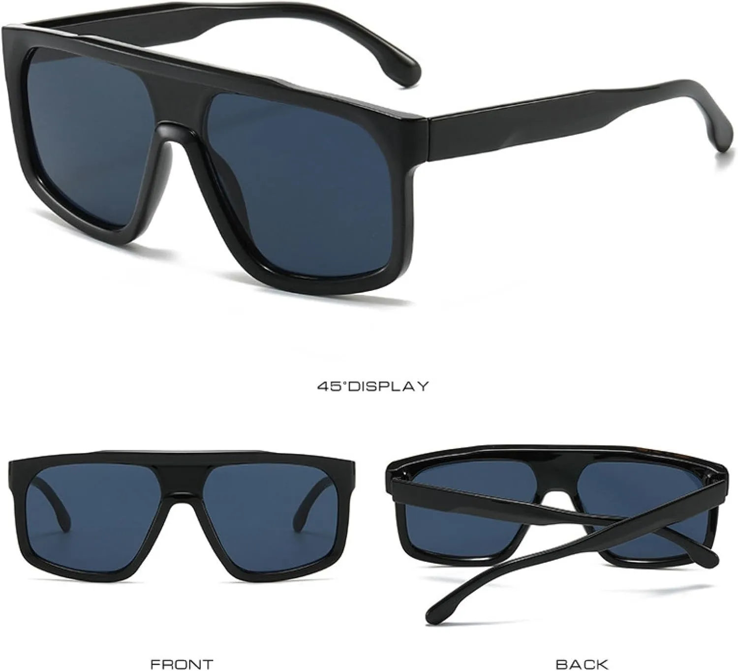 Popular Fashion Sunglasses Women Shades Uv400 Retro Gradient Trending Men